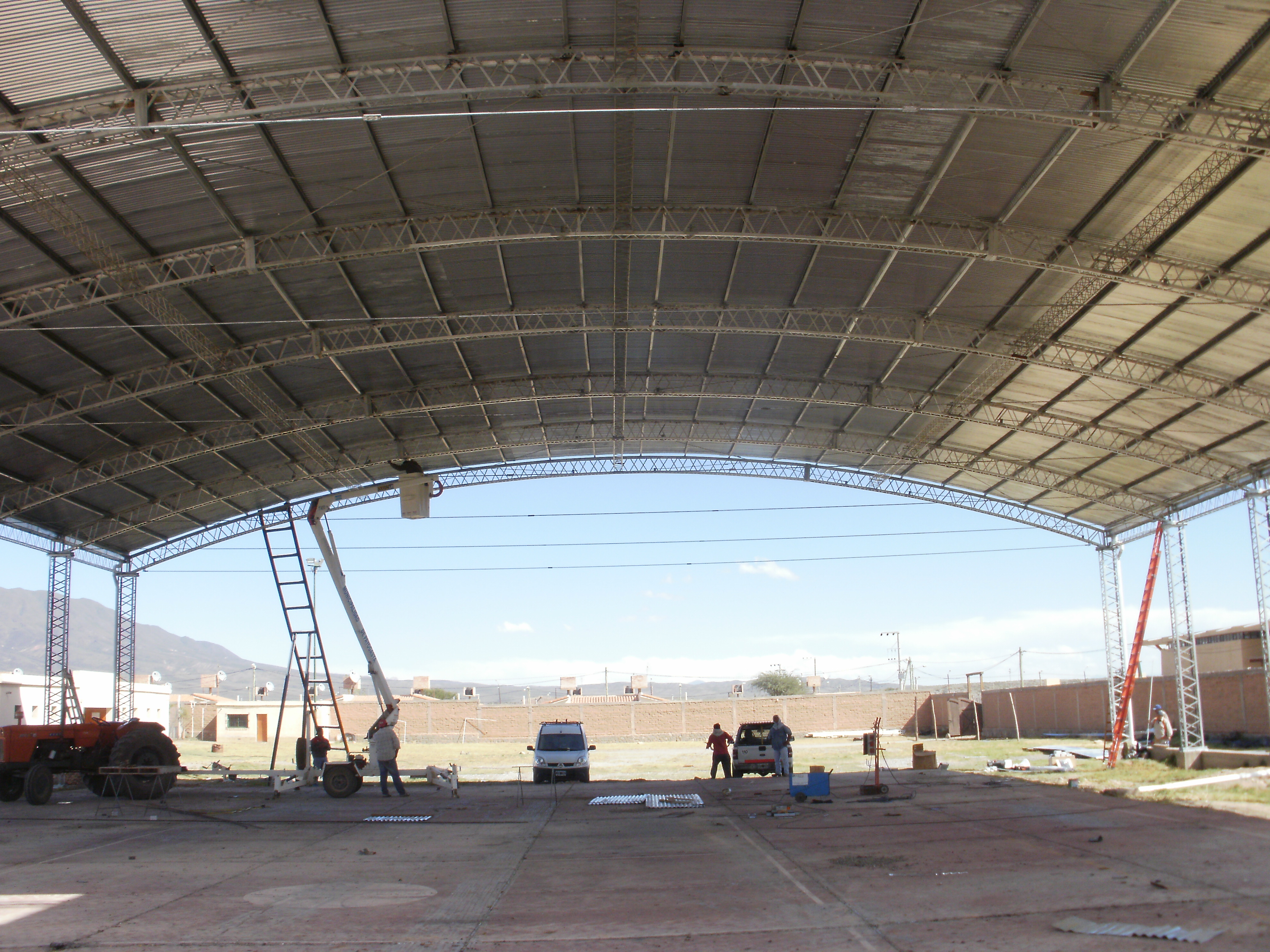 Estructura metálica de gran luz